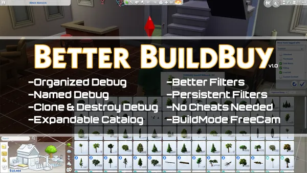 Better BuildBuy: Organized Debug